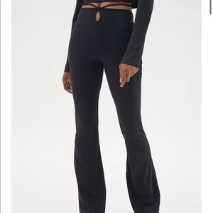 Motel Rocks Black Flare Pants